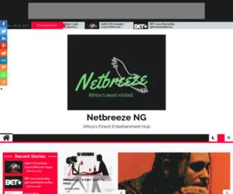 Netbreeze.com.ng(Africa's Finest Entertainment Hub Example HTML page Example HTML page) Screenshot