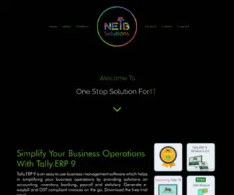 Netbsolutions.net(One Stop Solution For IT & Accouting) Screenshot