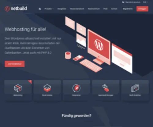 Netbuild-Datacenter.net(Umweltschonendes Rechenzentrum Net) Screenshot