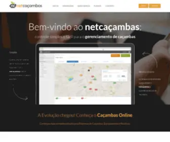 Netcacambas.com.br(Netcaçambas) Screenshot