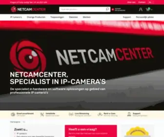 Netcamcenter.nl(De specialist in professionele IP camera's) Screenshot