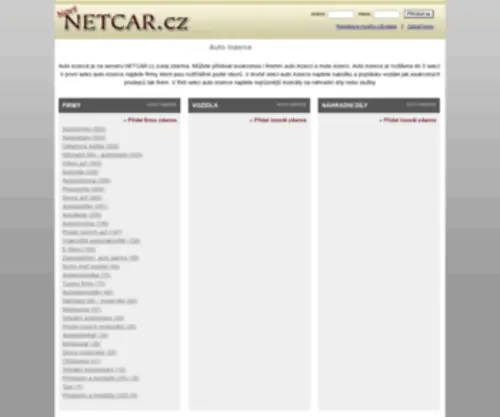 Netcar.cz(Auto inzerce) Screenshot