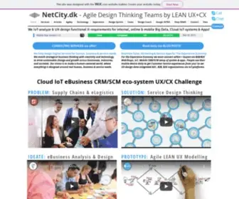 Netcity.dk(Agile Design Sprint eBusiness Development) Screenshot