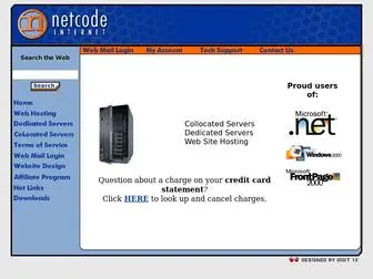 Netcode.com(Netcode Internet) Screenshot