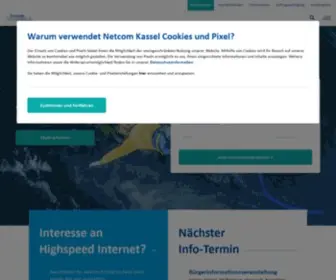 Netcom-Kassel.de(Highspeed-Internet für Kassel und Nordhessen) Screenshot