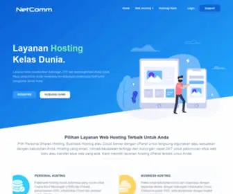 Netcomm.co.id(Web Hosting & Cloud Hosting Indonesia) Screenshot