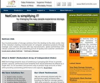 Netcomusa.com(Massive Storage Appliances) Screenshot