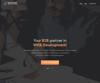 Netcore.lv(Netcore Agency) Screenshot