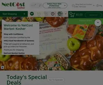 Netcostkosher.com(NetCost Market Kosher) Screenshot