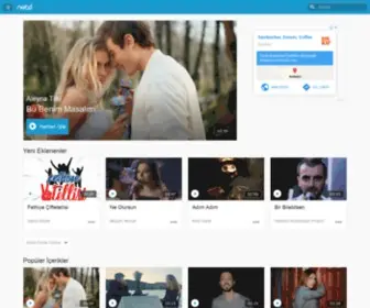 Netd.com(Dizi, Film, Program, Fragman, Tanıtım ve Canlı Yayınlar) Screenshot