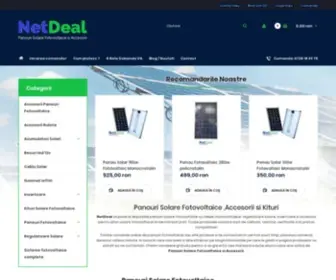 Netdeal.ro(Panouri Solare Fotovoltaice si Accesorii) Screenshot