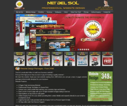 Netdelsol.com(Website Design Marbella) Screenshot