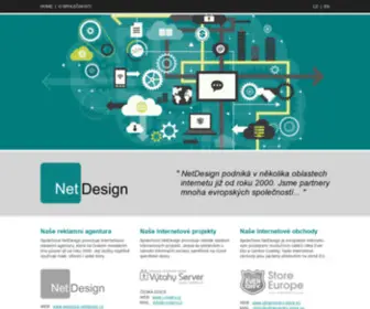 Netdesign.cz(Internetová společnost) Screenshot