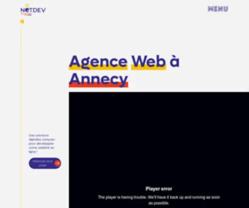 Netdev.fr(Agence web à Annecy) Screenshot