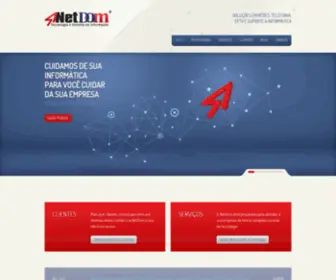 Netdom.net.br(Netdom) Screenshot