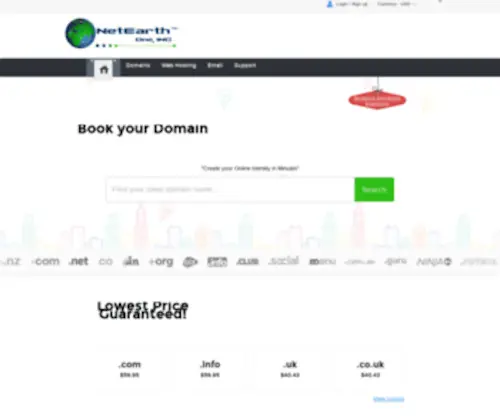 Netearthone.com(Affordable) Screenshot