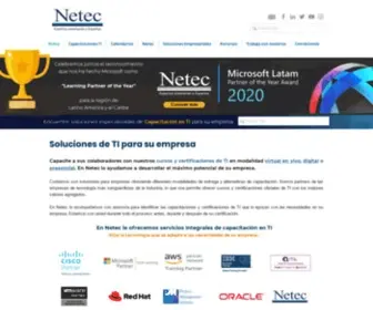 Netec.com(Global Knowledge) Screenshot