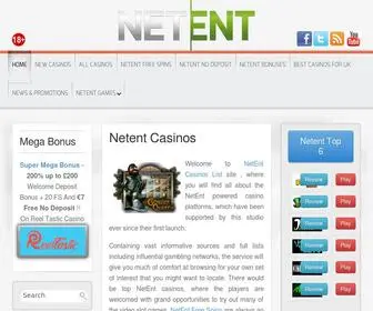 Netentcasinoslist.com Screenshot