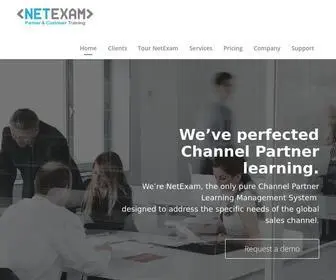 Netexam.com(Channel Partner Training) Screenshot