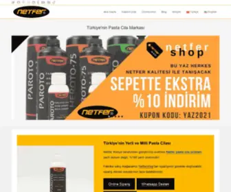 Netfer.com.tr(Netfer Kimya) Screenshot