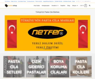 Netfershop.com(Netfer Pasta Cila Fabrika Satış Mağazası) Screenshot