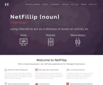 Netfillip.com(PHP, Laravel, CodeIgniter, AWS cloud solution, WooCommerce, OpenCart Services) Screenshot