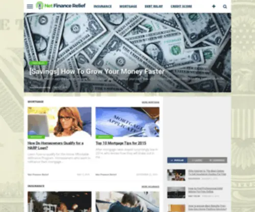 Netfinancerelief.com(Net Finance Relief) Screenshot