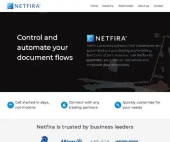 Netfira.com(Document Automation Solutions) Screenshot