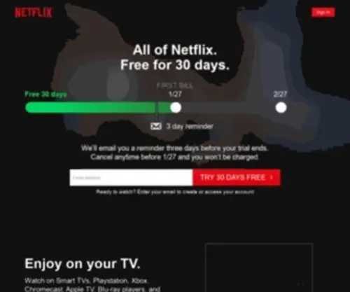 Netflix.no(Watch TV Programmes Online) Screenshot