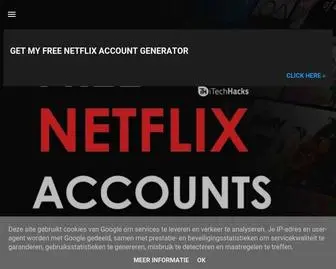 Netflix4Free.ml(FREE NETFLIX ACCOUNT GENERATOR) Screenshot