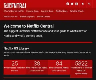 Netflixcentral.com(Netflix Central) Screenshot