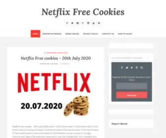 Netflixfreecookies.in(Cookies netflix) Screenshot