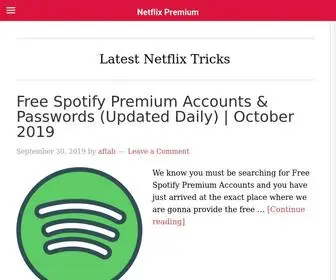 Netflixpremium.net(Netflix Premium) Screenshot