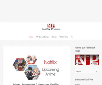 Netflixprimes.com(Netflix Primes) Screenshot