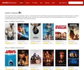 Netflixreleases.com(NetflixReleases) Screenshot