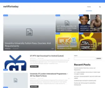 Netflixtoday.com(Just another WordPress site) Screenshot