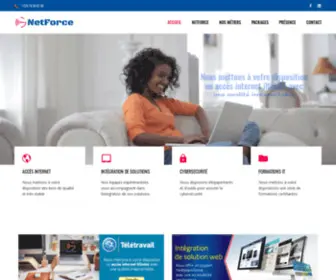 Netforce-Group.com(La force du net) Screenshot