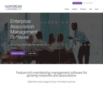 Netforumenterprise.com(NetForum by Community Brands (formerly of Abila and Avectra)) Screenshot