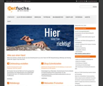 Netfuchs.ch(Onlineshop mit ERP Prestashop OXID Gambio osCommerce xt) Screenshot