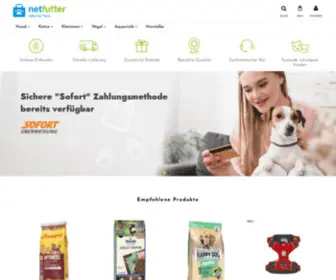 Netfutter.de(Tierbedarf) Screenshot