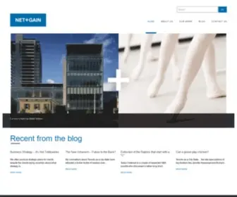 Netgainpartners.com(NetGain is a Toronto) Screenshot