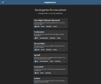 Netgames.io(Social games for your phone) Screenshot