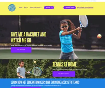 Netgeneration.com(Play Tennis) Screenshot