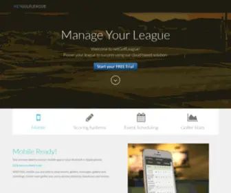 Netgolfleague.com(Golf league software to manage your golf league online) Screenshot