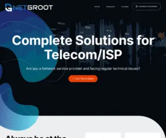 Netgroot.com(Complete ISP Network Solution) Screenshot