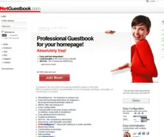 Netguestbook.com(Start) Screenshot