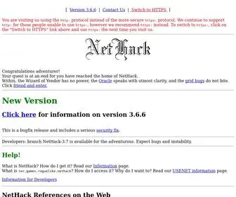 Nethack.org(NetHack 3.6.6) Screenshot