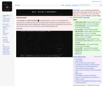 Nethackwiki.com(NetHackWiki, the NetHack wiki) Screenshot