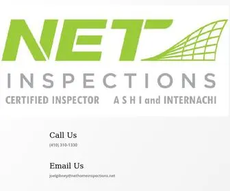 Nethomeinspections.net(Net Inspections) Screenshot