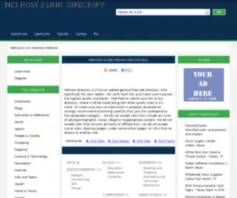 Nethost3.com(Net Host Link Directory) Screenshot